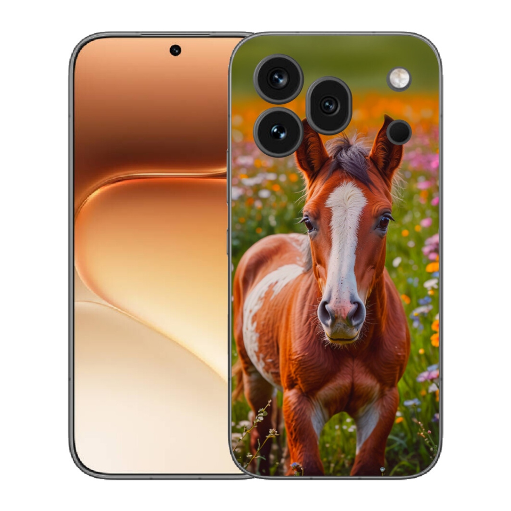 Gelový kryt mmCase na Honor 600 Pro - roztomilé hříbě