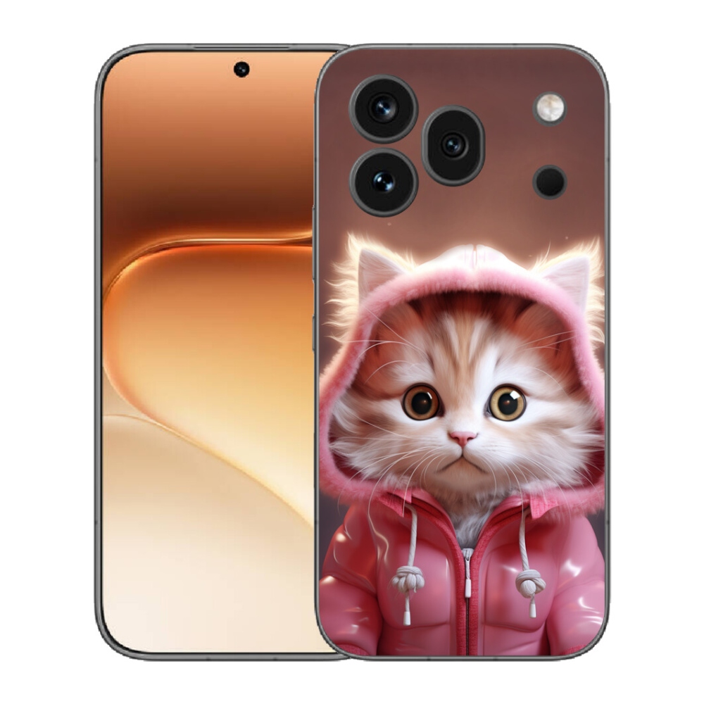 Gelový kryt mmCase na Honor 600 Pro - roztomilé kotě 3