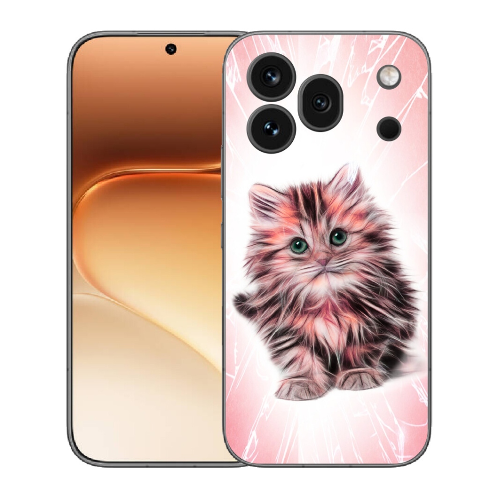 Gelový kryt mmCase na Honor 600 Pro - roztomilé kotě