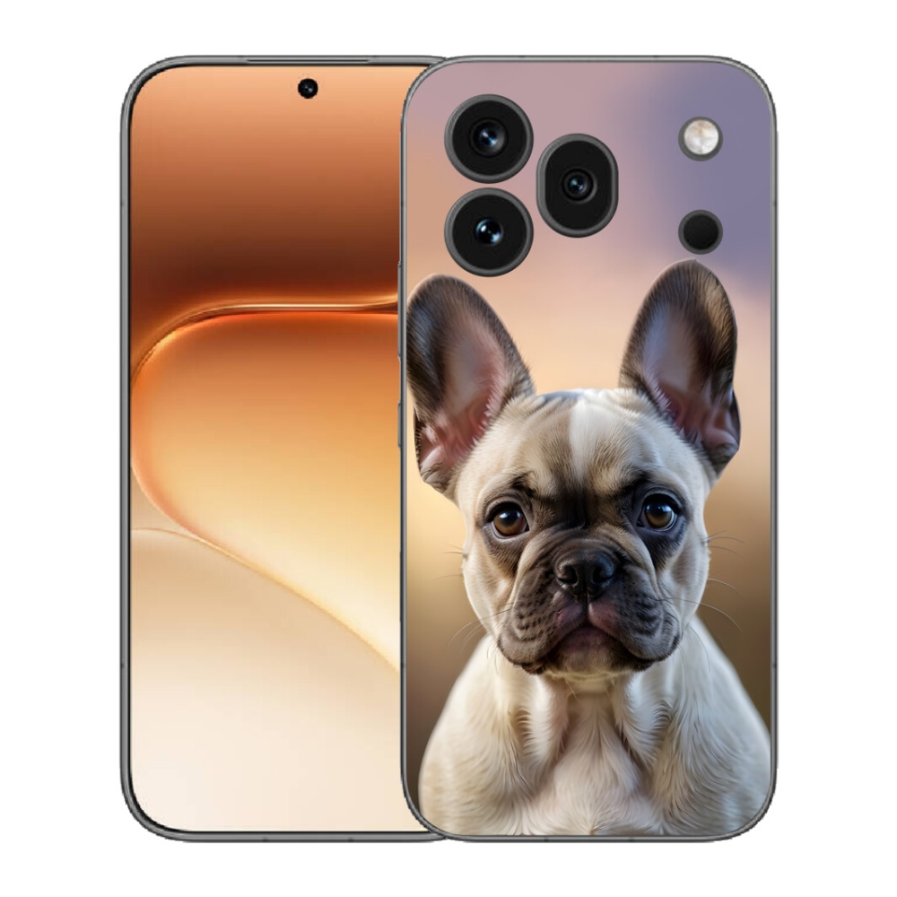 Gelový kryt mmCase na Honor 600 Pro - roztomilý francouzský buldoček