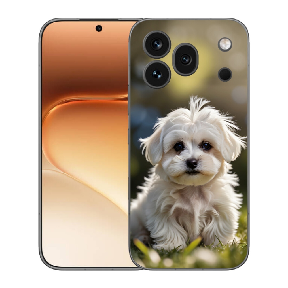 Gelový kryt mmCase na Honor 600 Pro - roztomilý maltézský psík