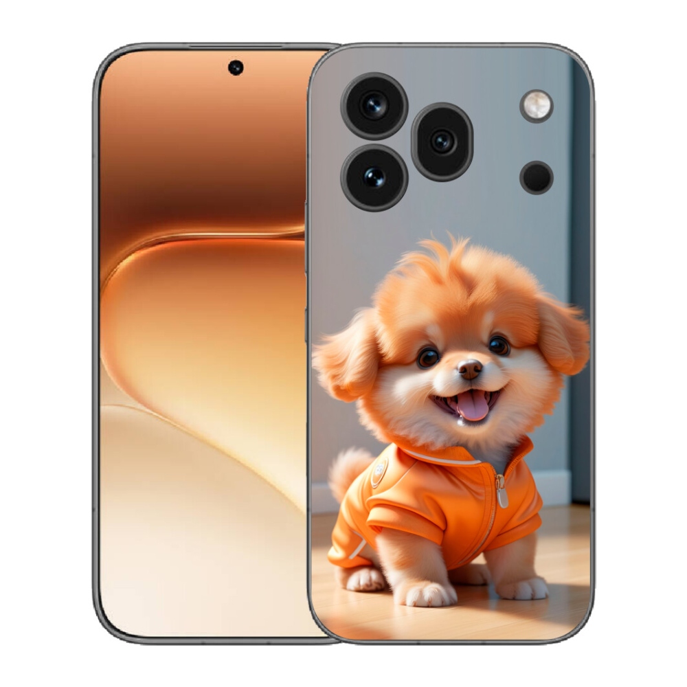 Gelový kryt mmCase na Honor 600 Pro - roztomilý pomeranian v mikině
