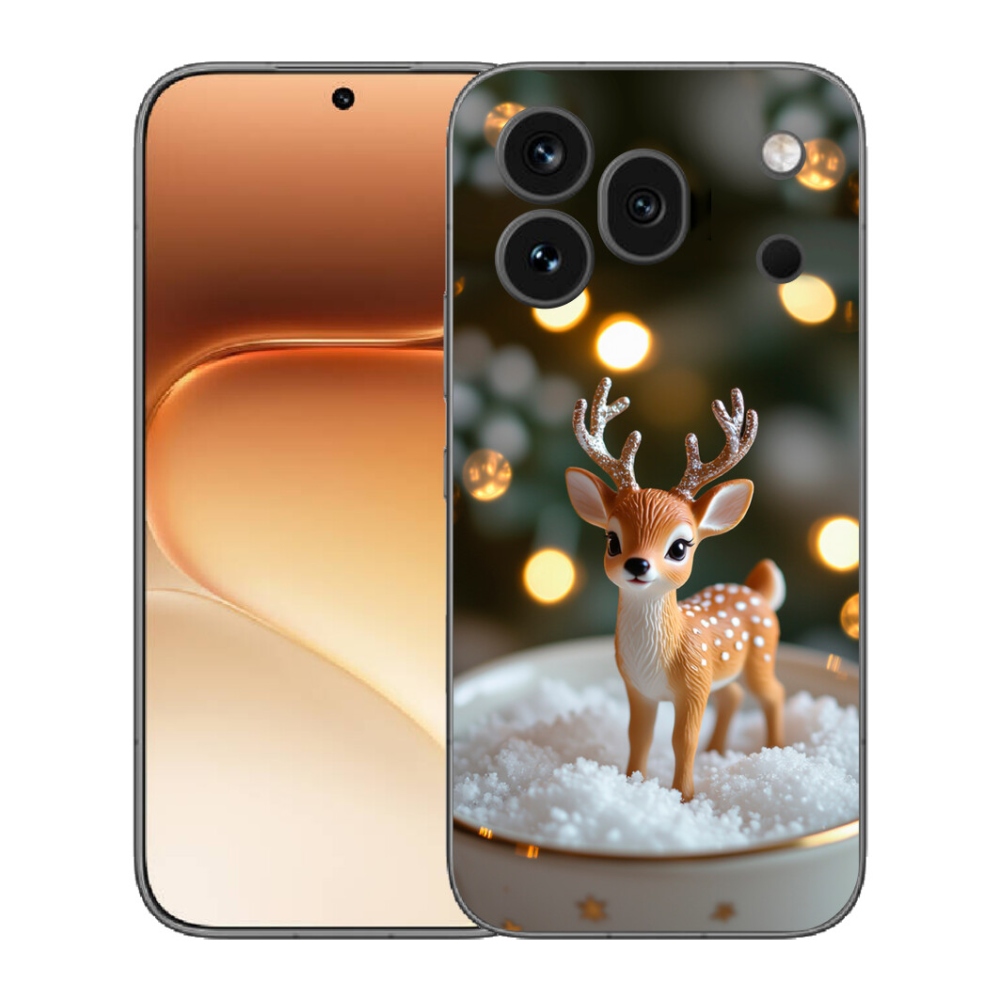 Gelový kryt mmCase na Honor 600 Pro - roztomilý vánoční jelen