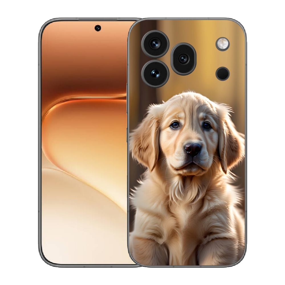 Gelový kryt mmCase na Honor 600 Pro - roztomilý zlatý retrívr
