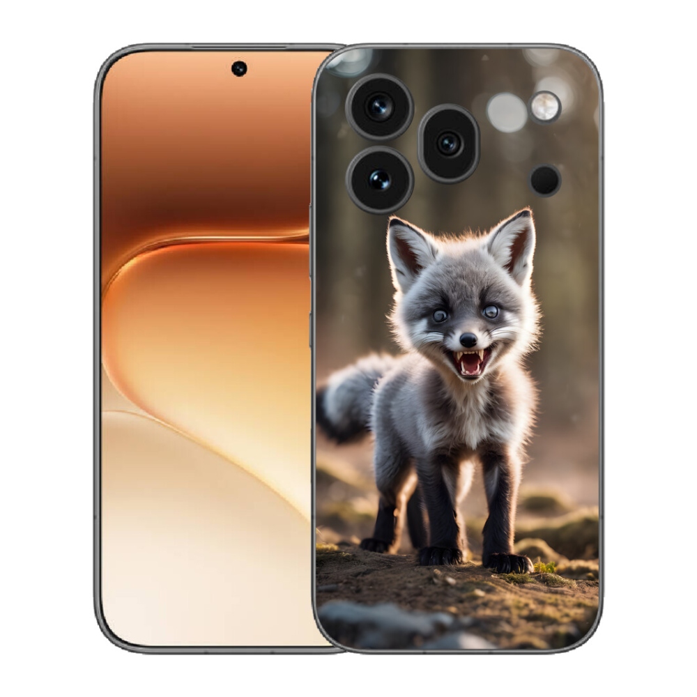 Gelový kryt mmCase na Honor 600 Pro - rozzuřená liška