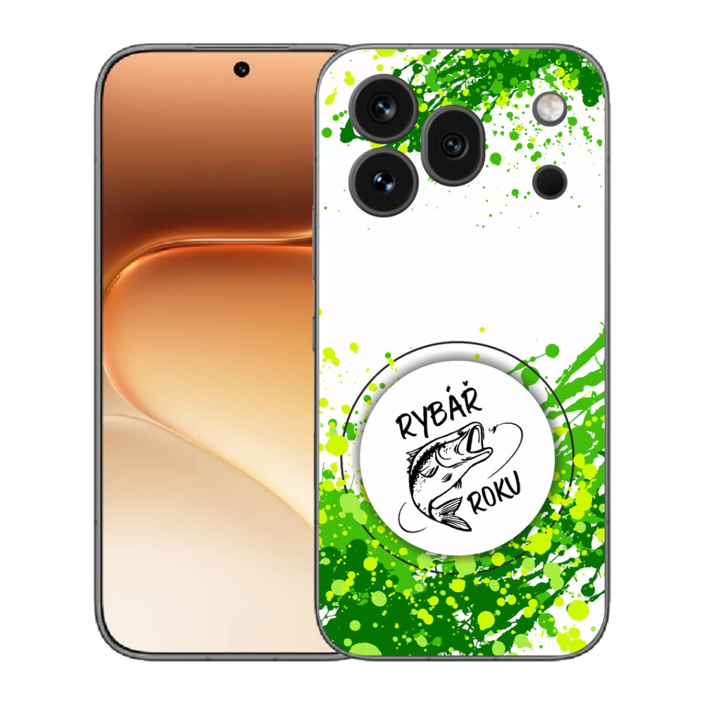 Gelový kryt mmCase na Honor 600 Pro - rybář roku bílé pozadí
