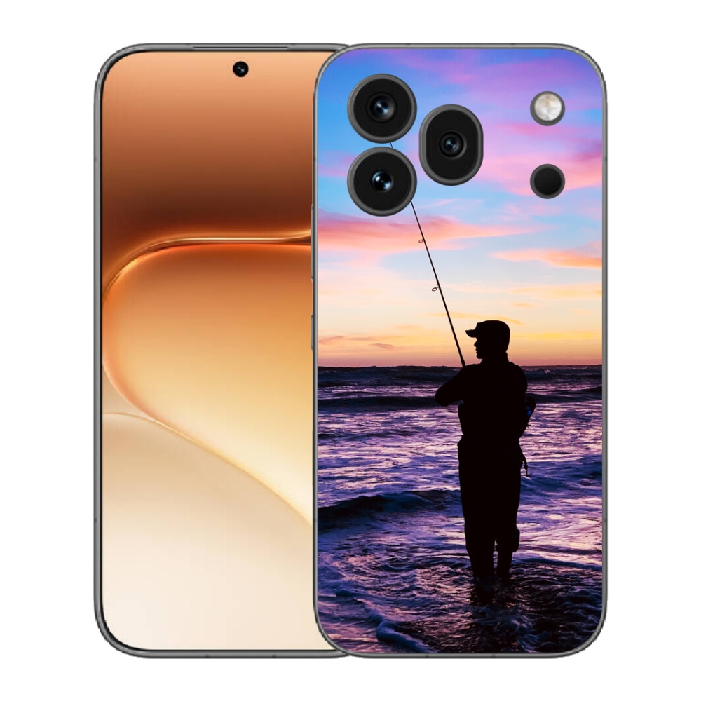Gelový kryt mmCase na Honor 600 Pro - rybaření 1