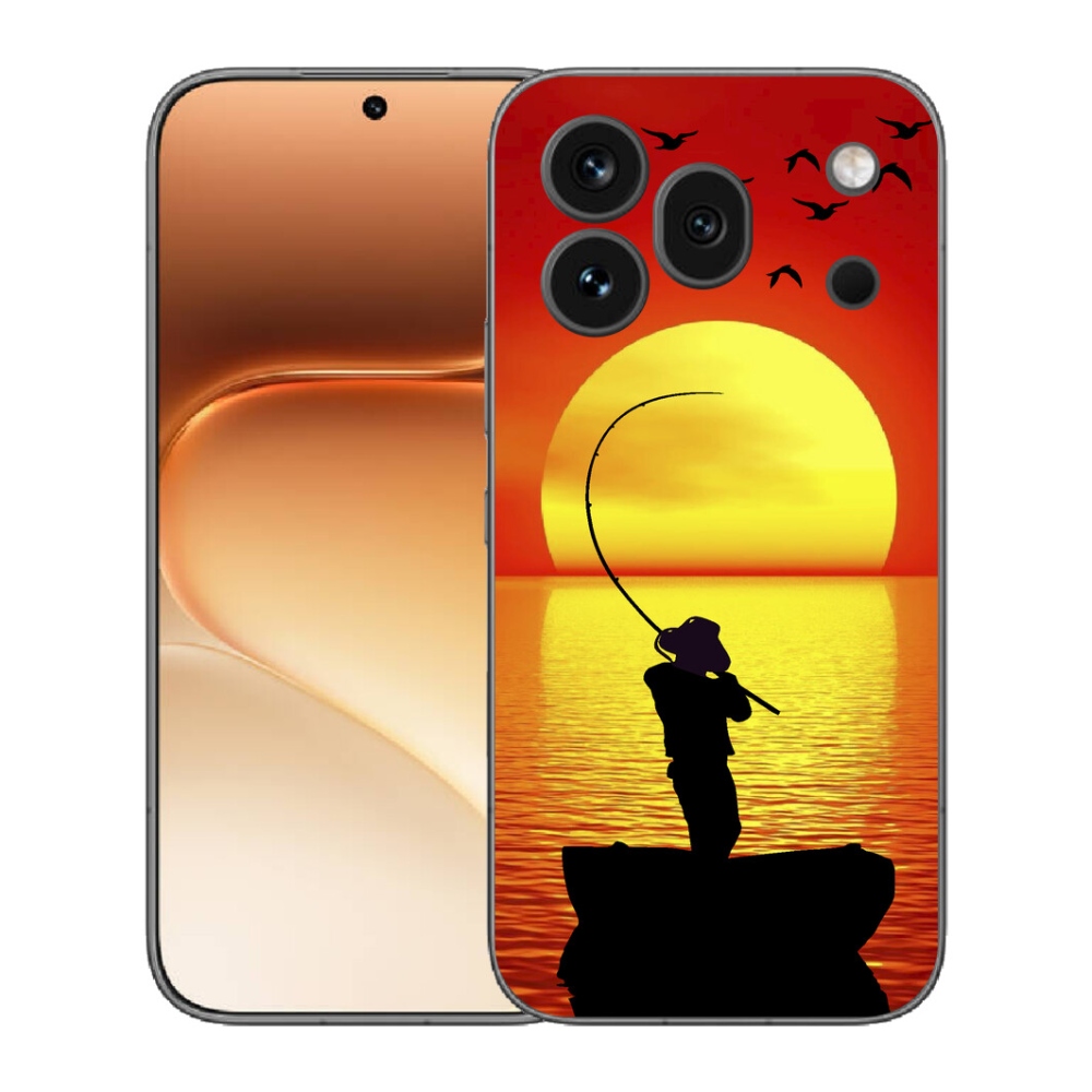 Gelový kryt mmCase na Honor 600 Pro - rybaření