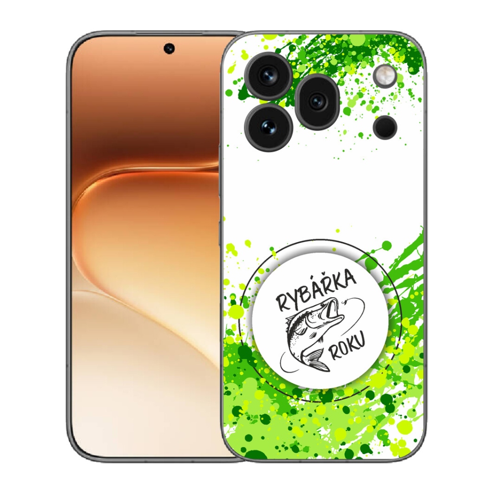 Gelový kryt mmCase na Honor 600 Pro - rybářka roku bílé pozadí