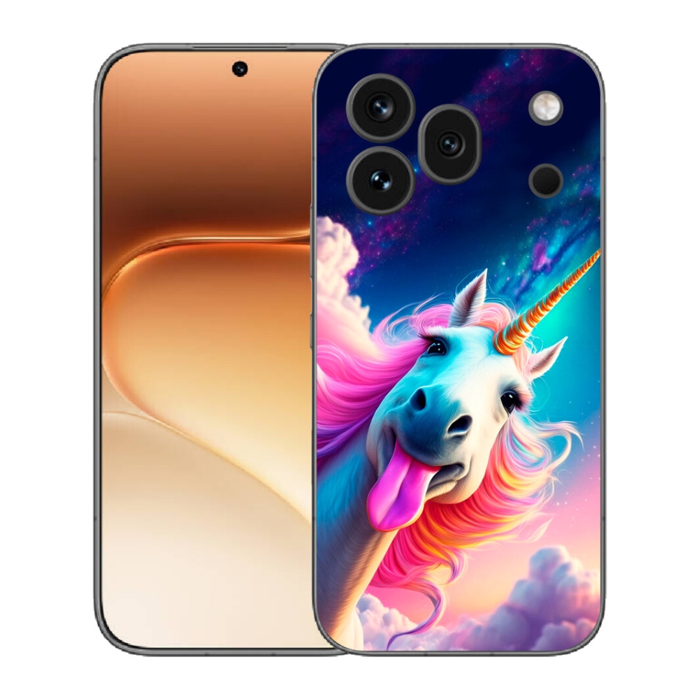 Gelový kryt mmCase na Honor 600 Pro - šílený jednorožec