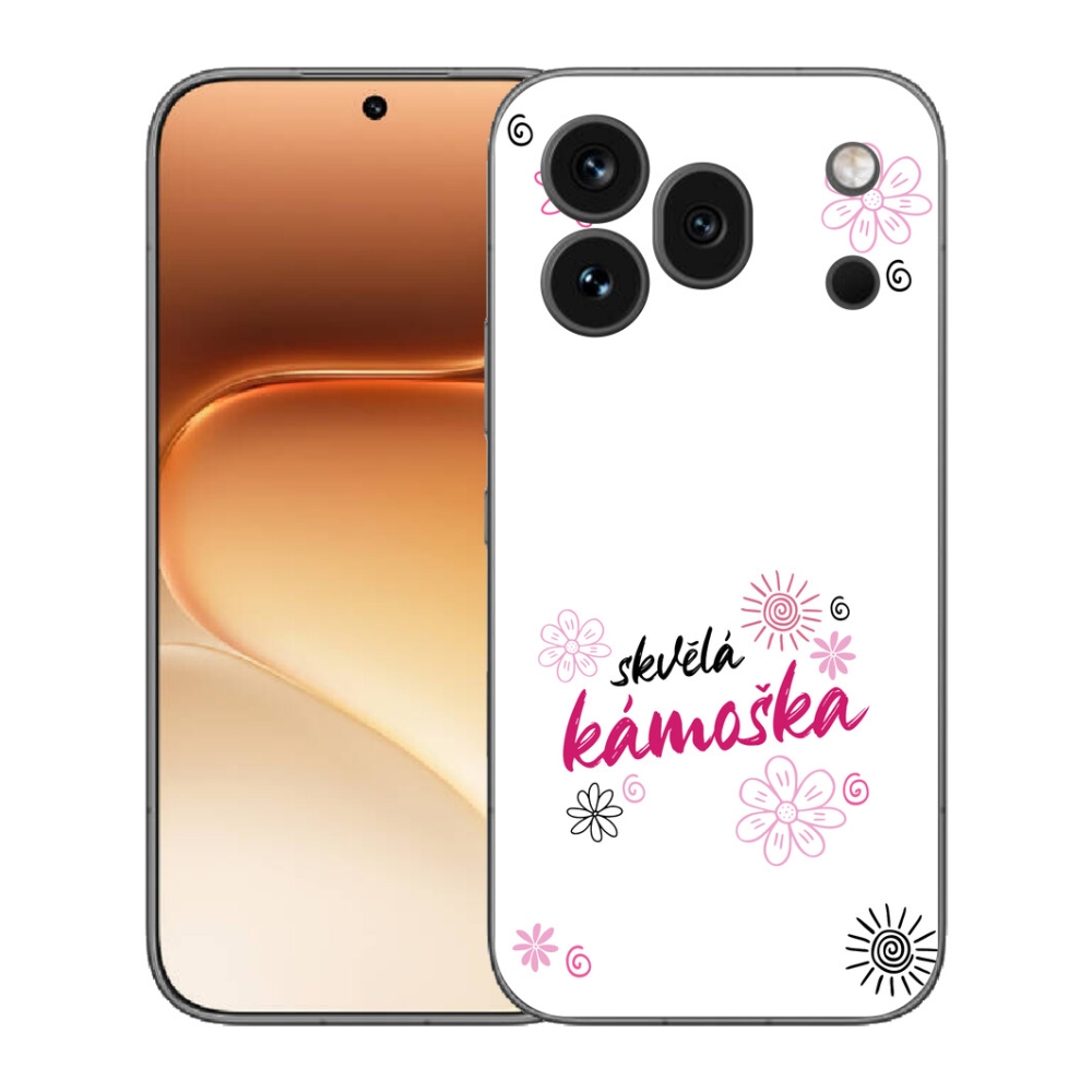 Gelový kryt mmCase na Honor 600 Pro - skvělá kámoška bílé pozadí