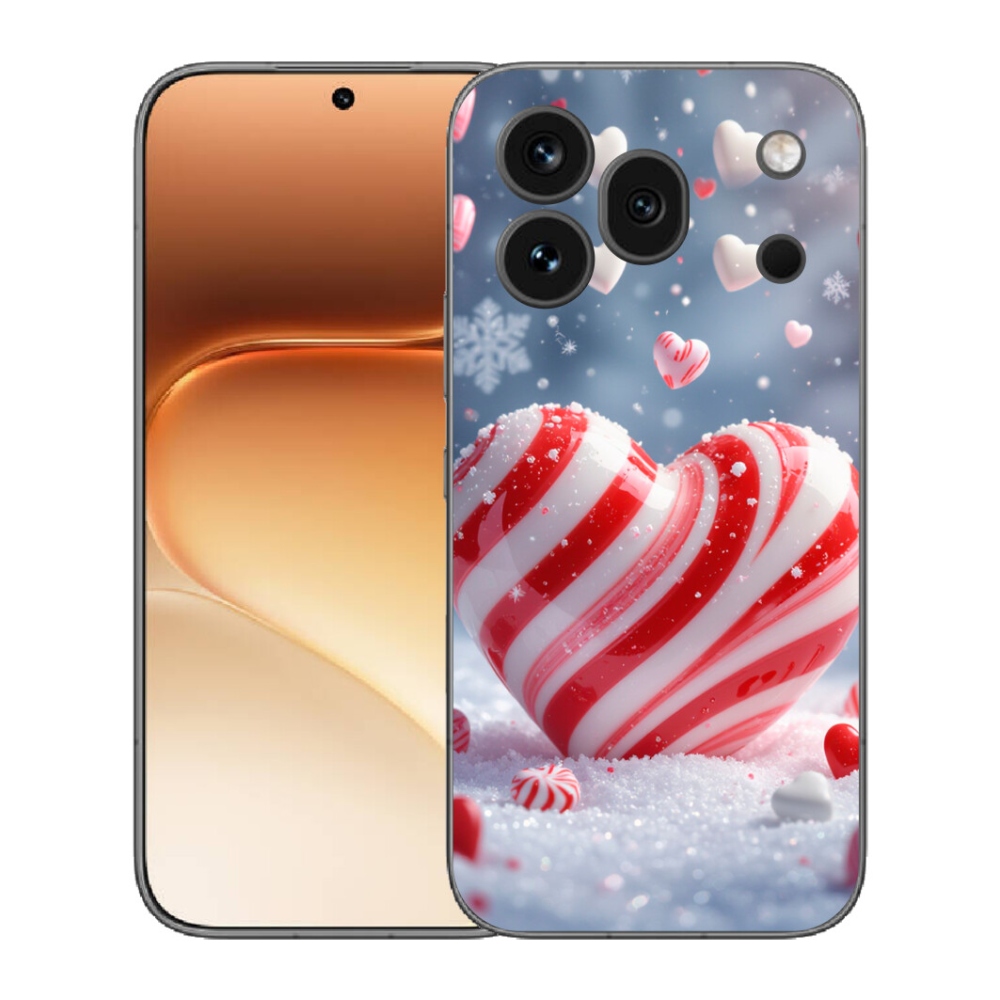 Gelový kryt mmCase na Honor 600 Pro - sladké srdce