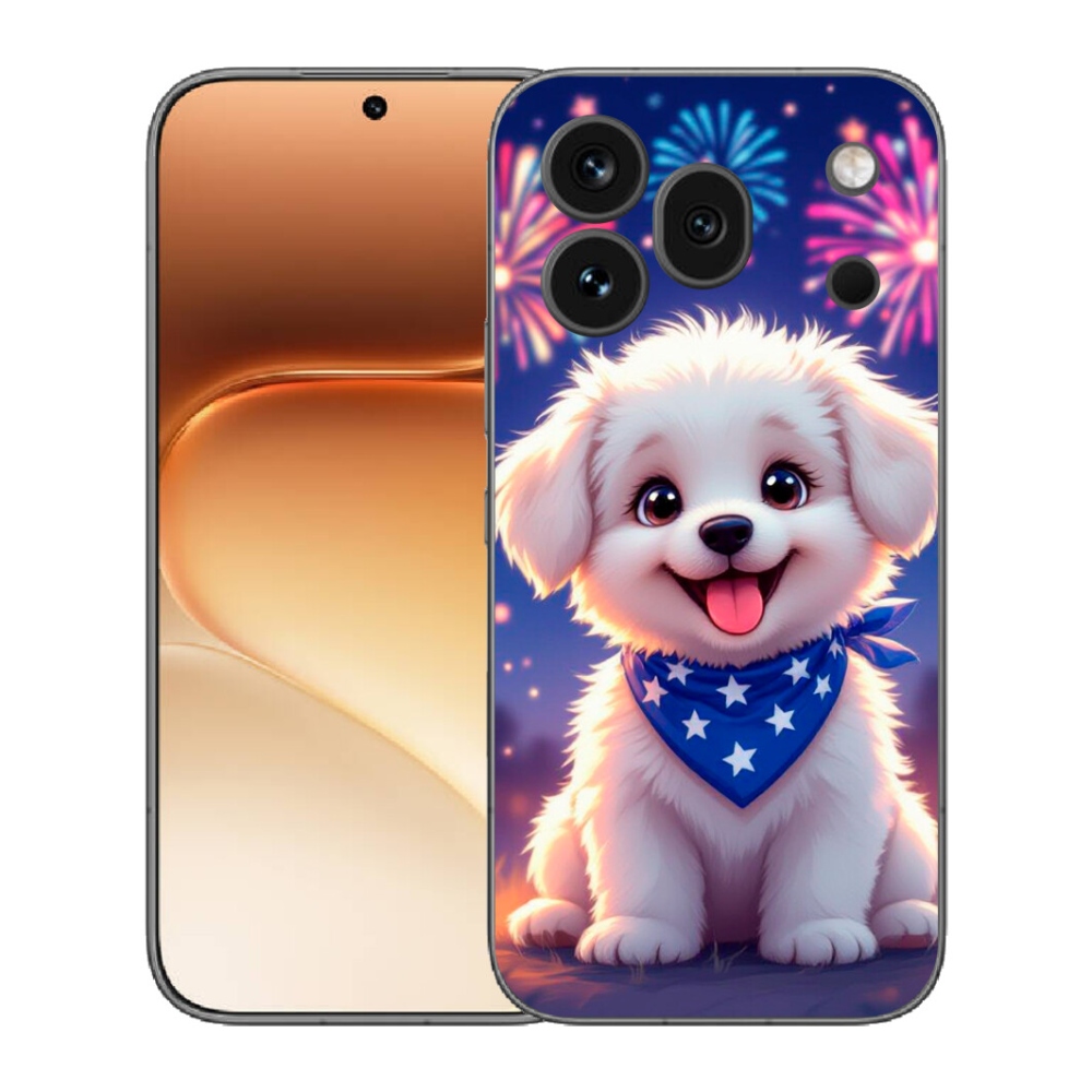 Gelový kryt mmCase na Honor 600 Pro - slavnostní štěně