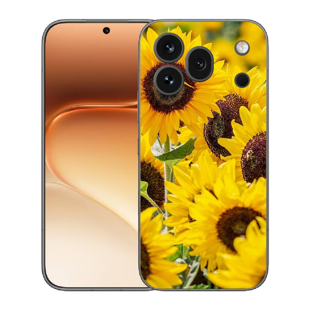 Gelový kryt mmCase na Honor 600 Pro - slunečnice