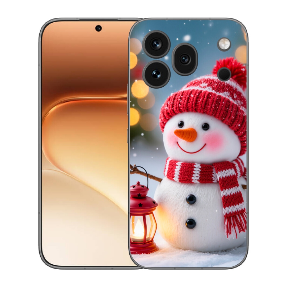 Gelový kryt mmCase na Honor 600 Pro - sněhulák 2