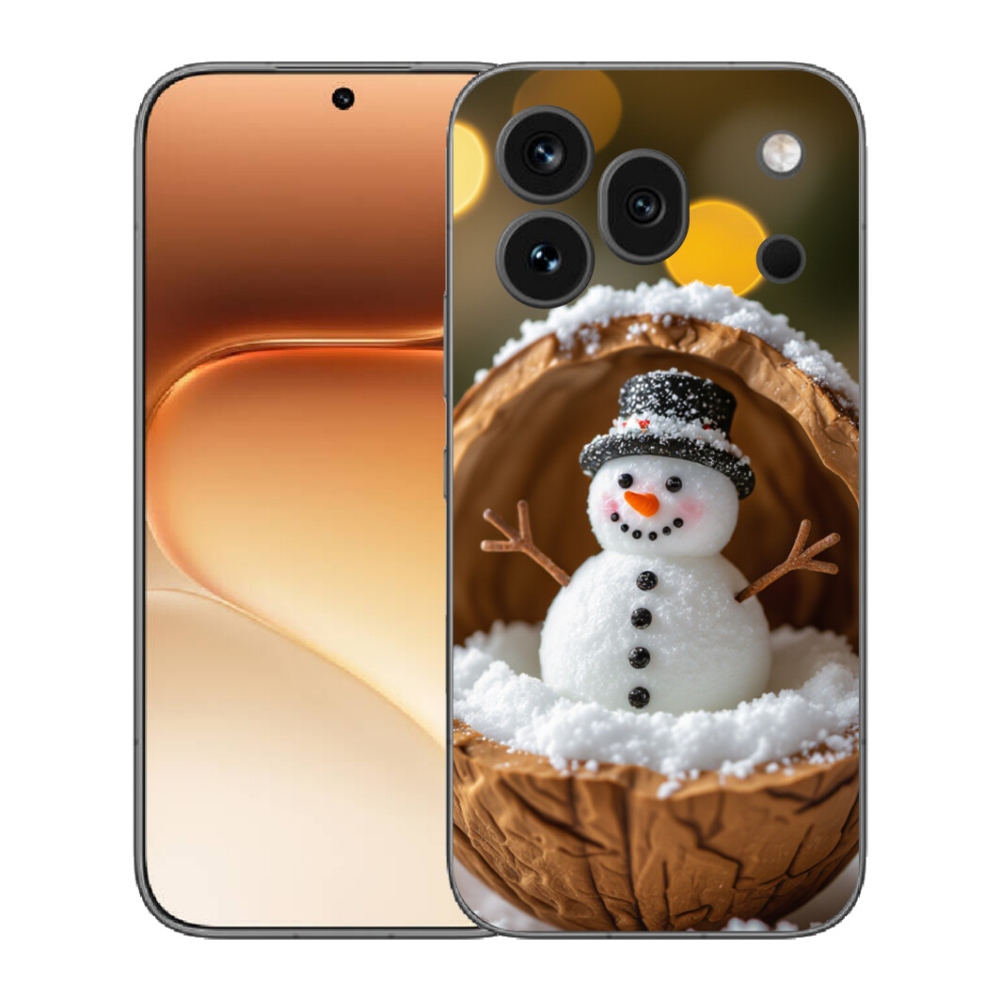 Gelový kryt mmCase na Honor 600 Pro - sněhulák 4