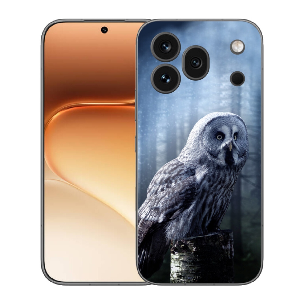 Gelový kryt mmCase na Honor 600 Pro - sova