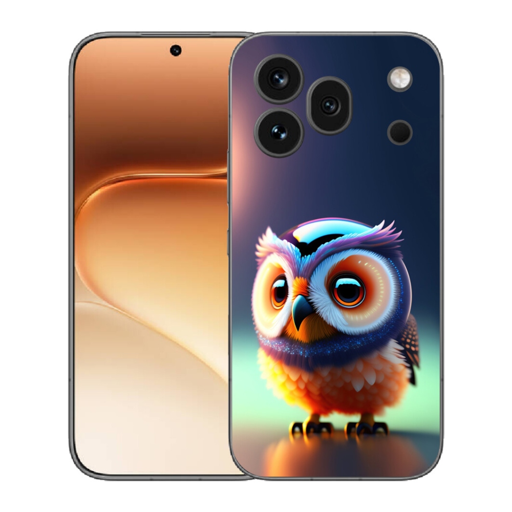 Gelový kryt mmCase na Honor 600 Pro - sovička