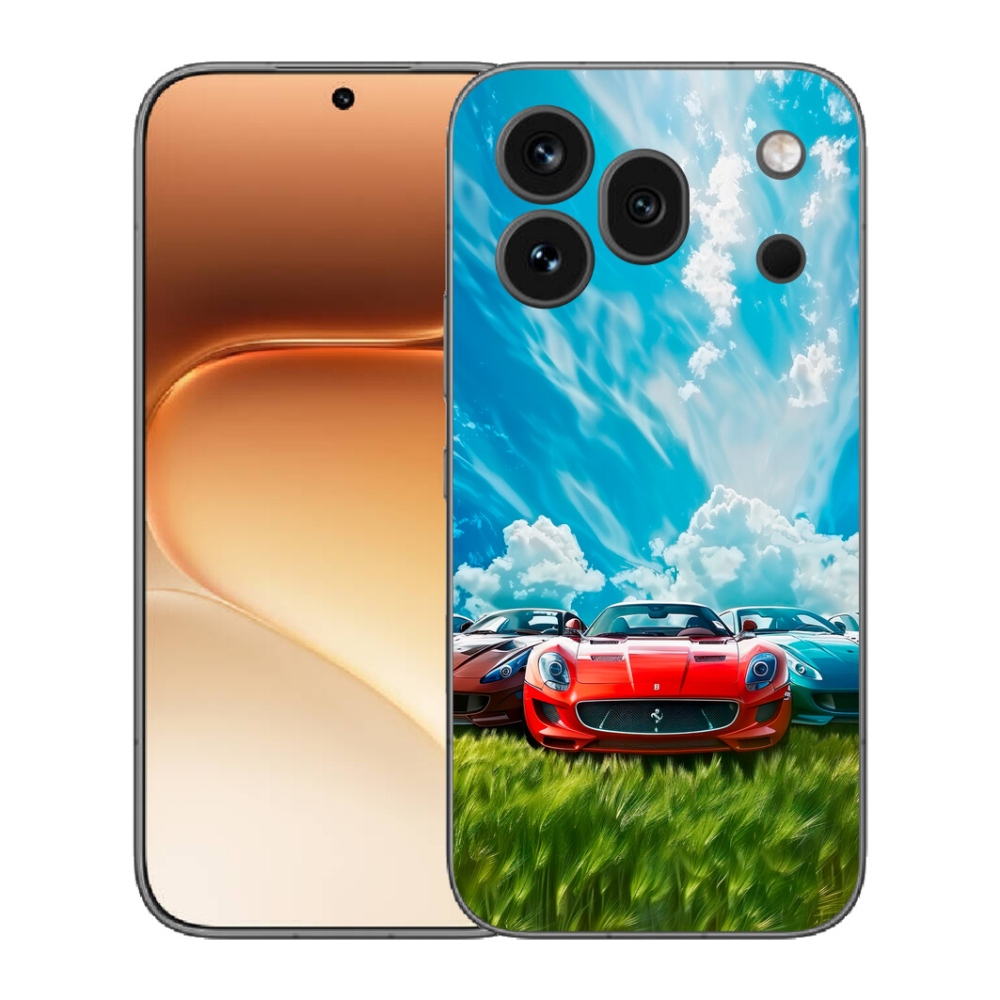 Gelový kryt mmCase na Honor 600 Pro - sportovní vozy