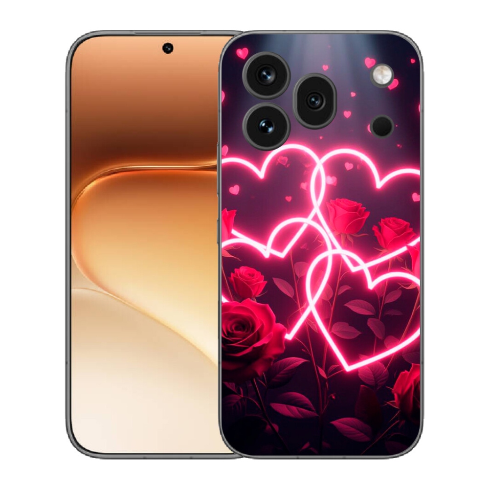 Gelový kryt mmCase na Honor 600 Pro - srdce lásky