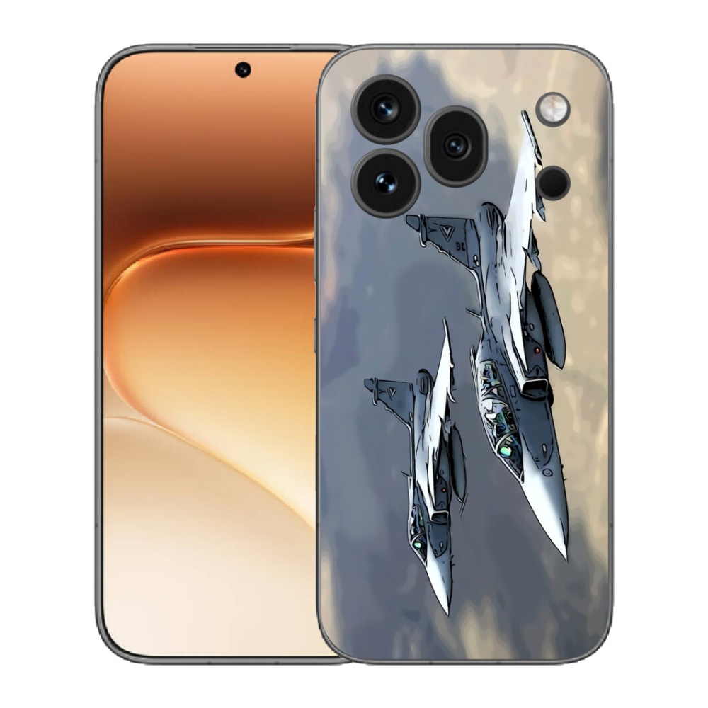 Gelový kryt mmCase na Honor 600 Pro - stíhačky
