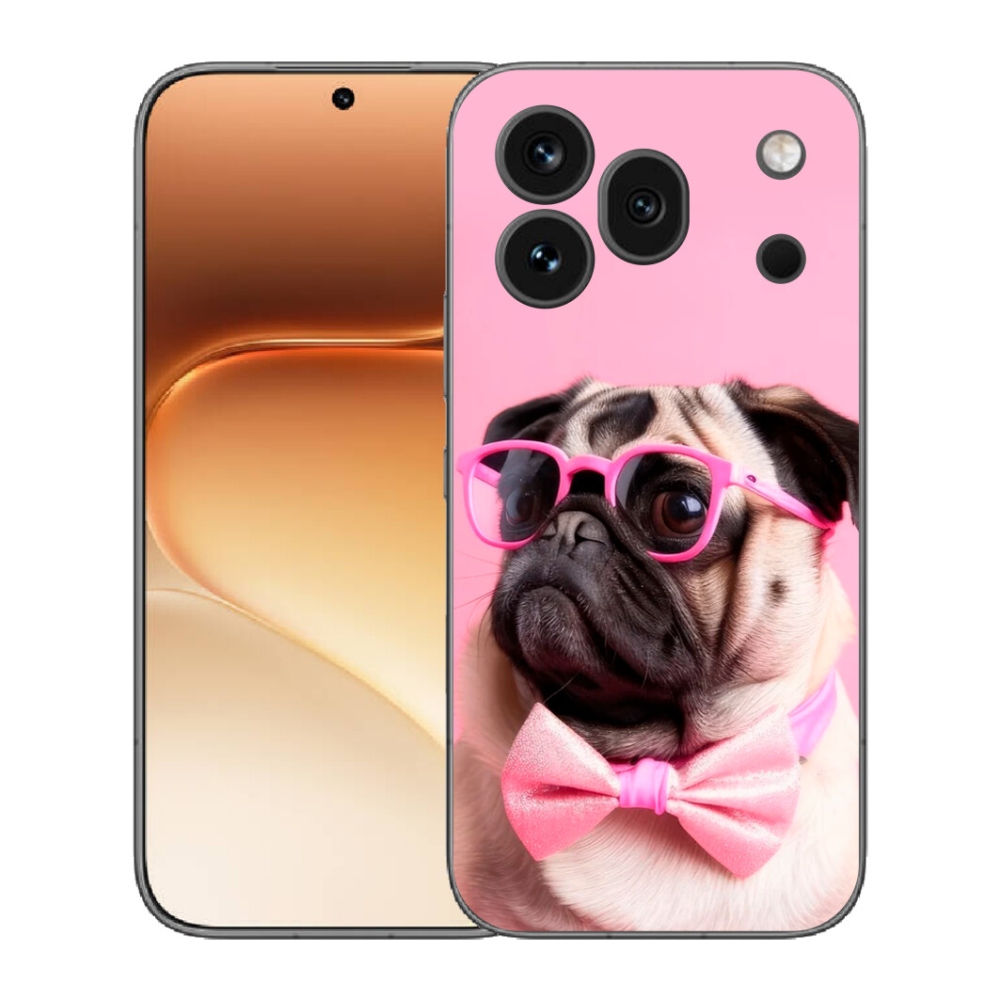 Gelový kryt mmCase na Honor 600 Pro - stylový mops