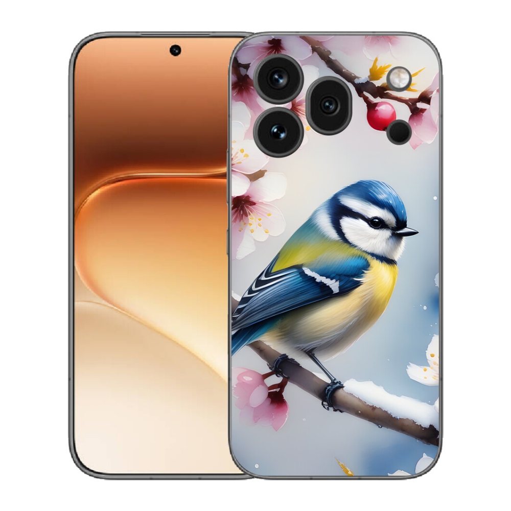 Gelový kryt mmCase na Honor 600 Pro - sýkorka