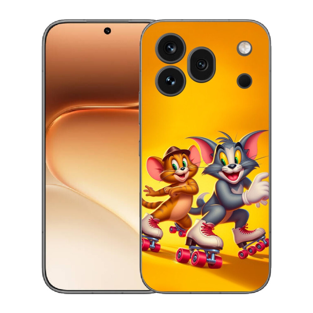 Gelový kryt mmCase na Honor 600 Pro - tom a jerry