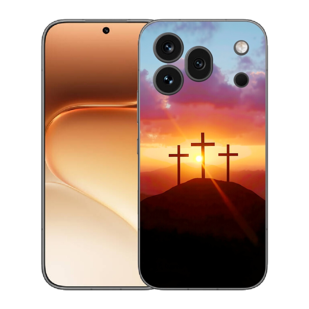 Gelový kryt mmCase na Honor 600 Pro - tři kříže
