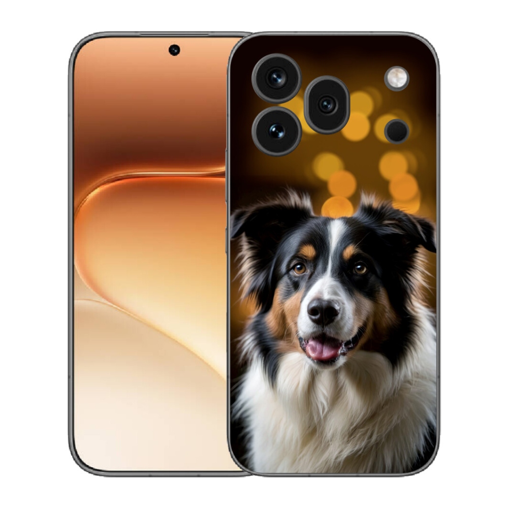 Gelový kryt mmCase na Honor 600 Pro - usměvavý australský ovčák