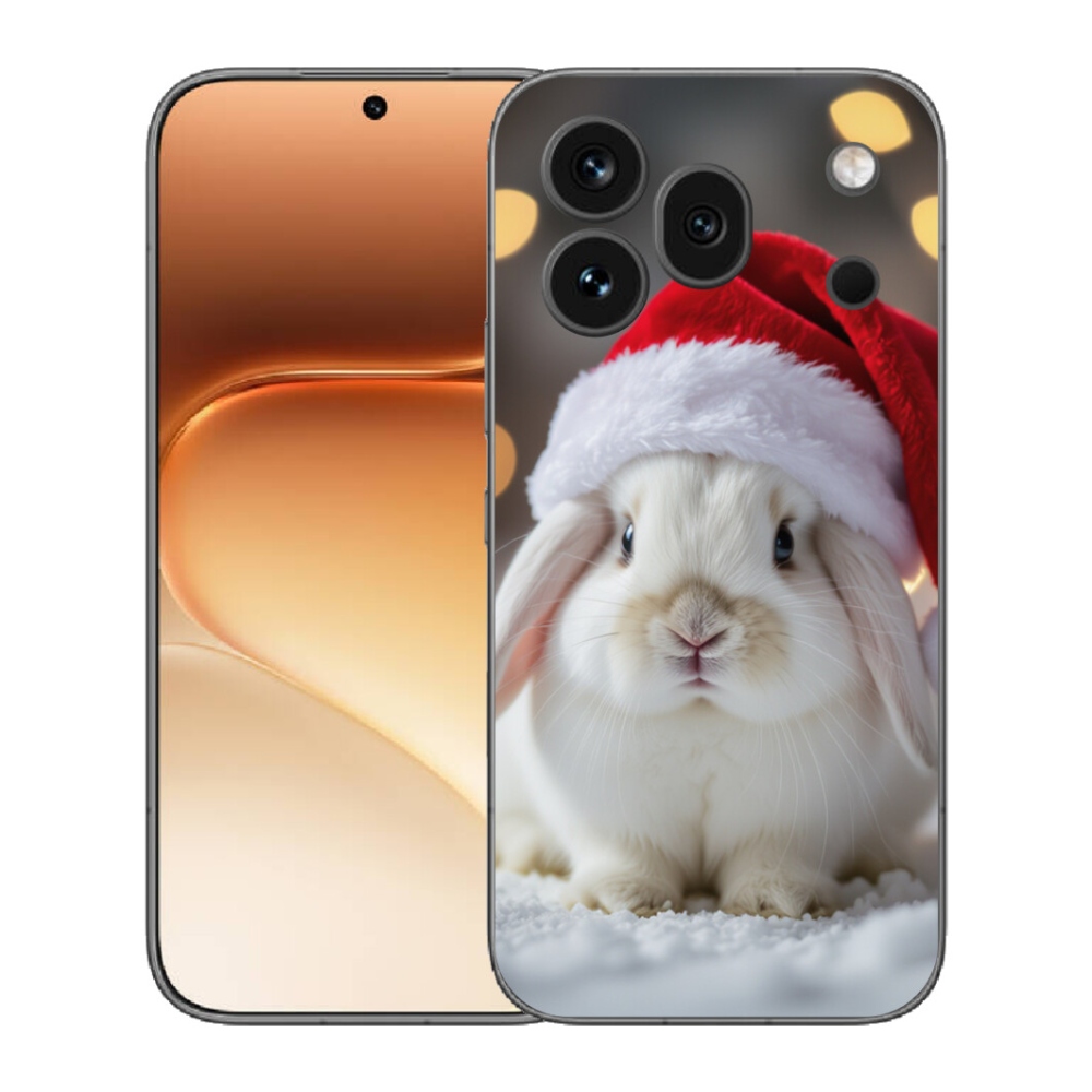 Gelový kryt mmCase na Honor 600 Pro - vánoční králík