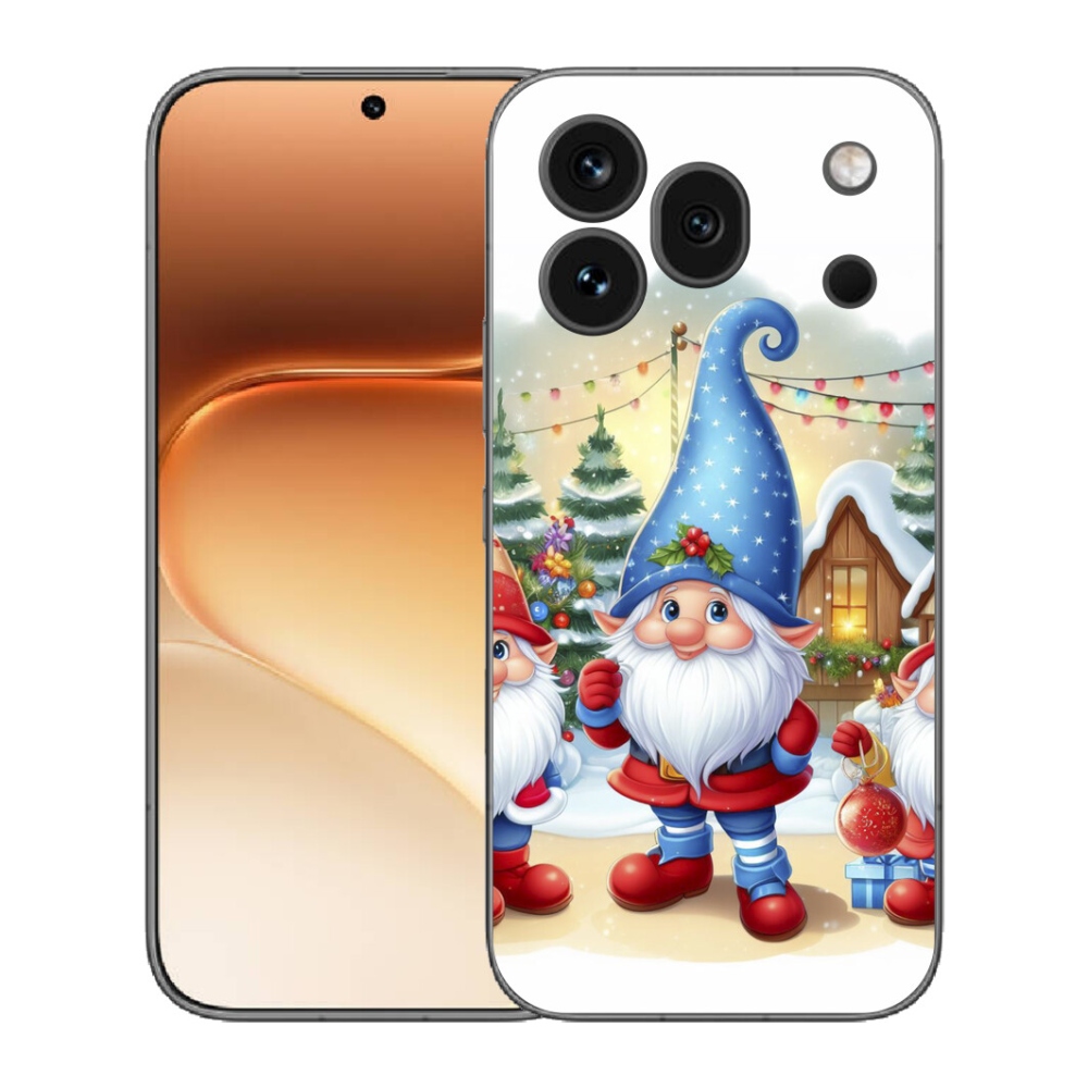 Gelový kryt mmCase na Honor 600 Pro - vánoční skřítci