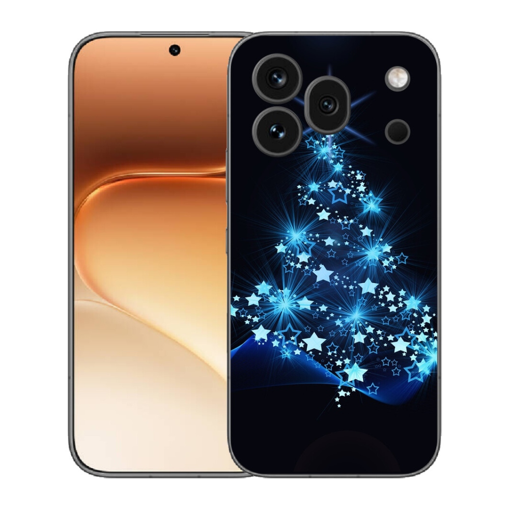 Gelový kryt mmCase na Honor 600 Pro - vánoční stromek