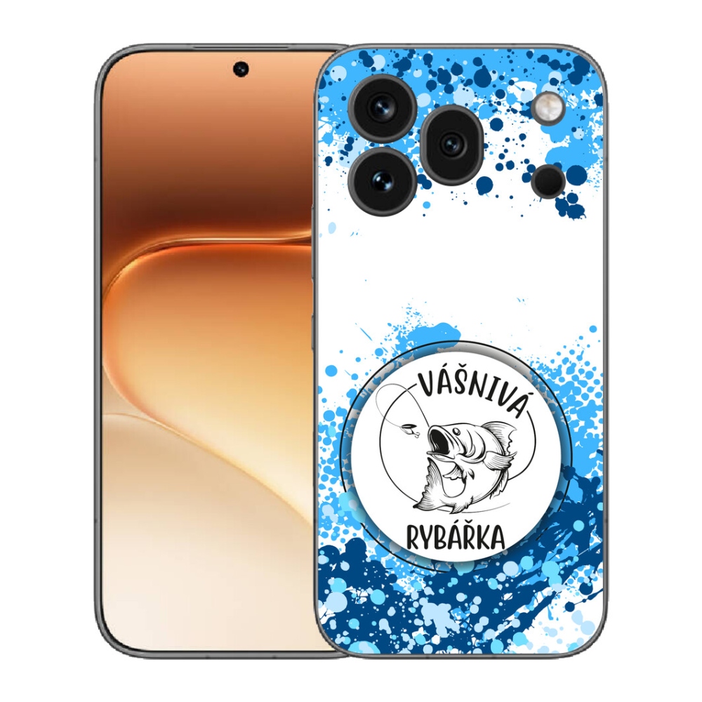 Gelový kryt mmCase na Honor 600 Pro - vášnivá rybářka bílé pozadí