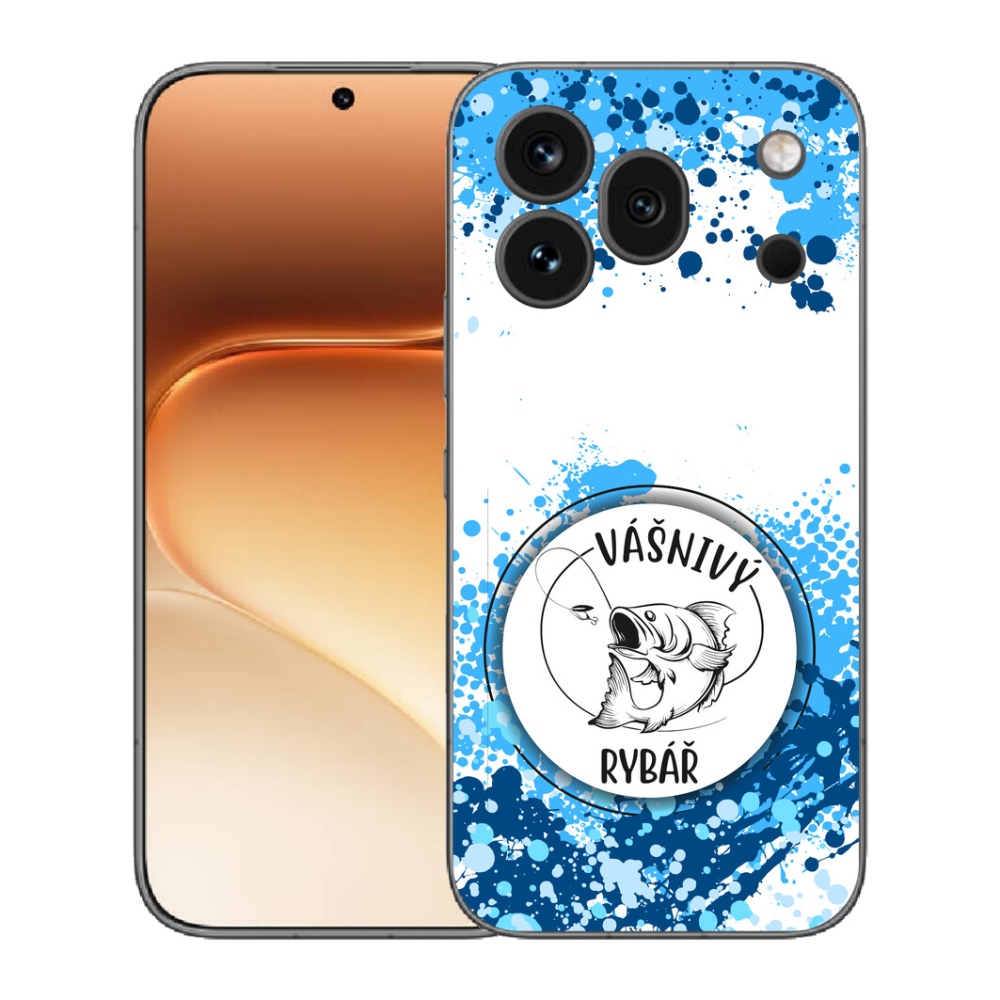 Gelový kryt mmCase na Honor 600 Pro - vášnivý rybář bílé pozadí