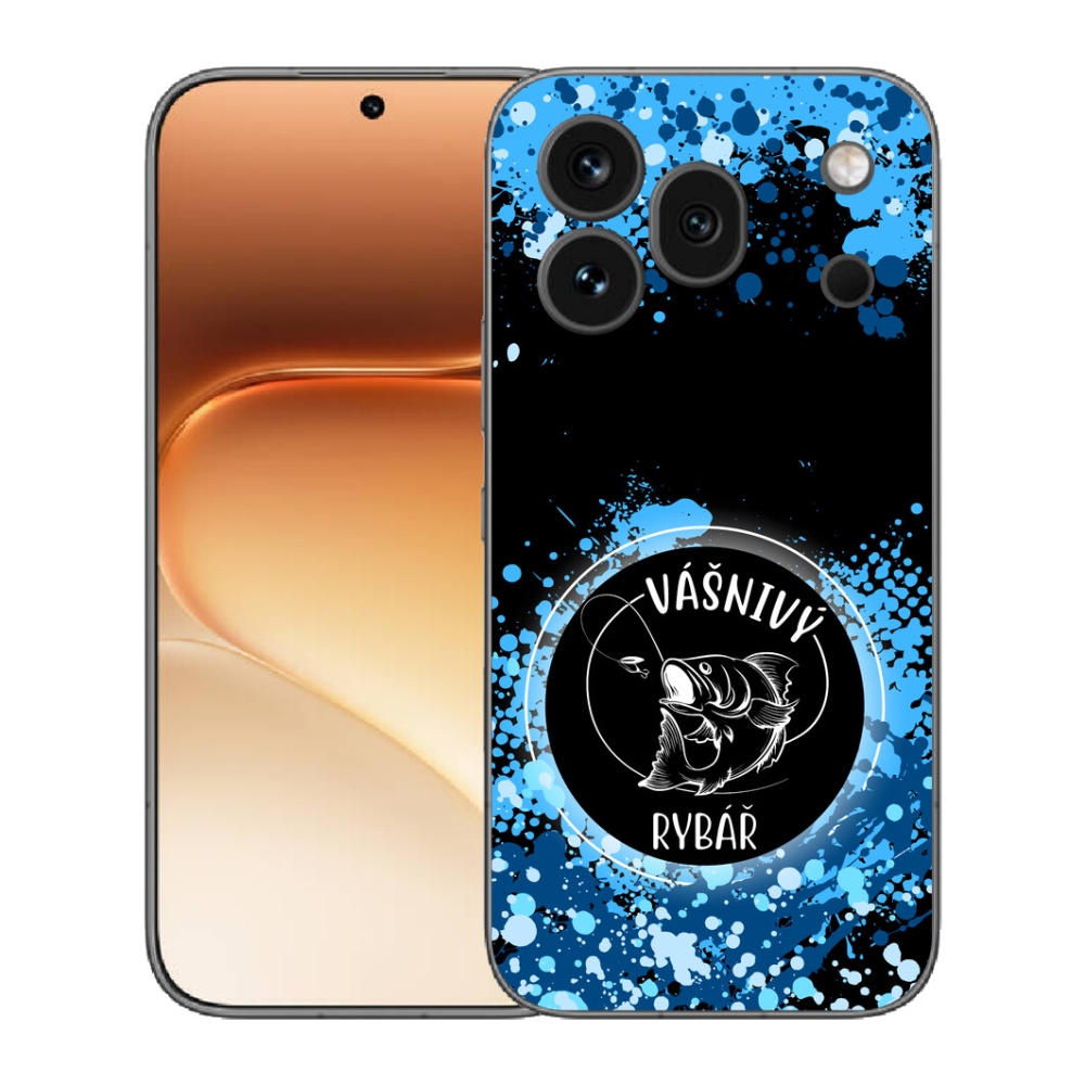 Gelový kryt mmCase na Honor 600 Pro - vášnivý rybář černé pozadí