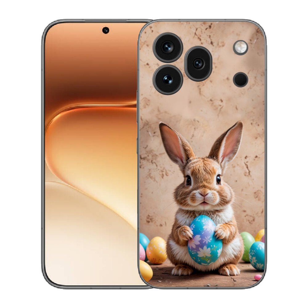 Gelový kryt mmCase na Honor 600 Pro - velikonoční králíček