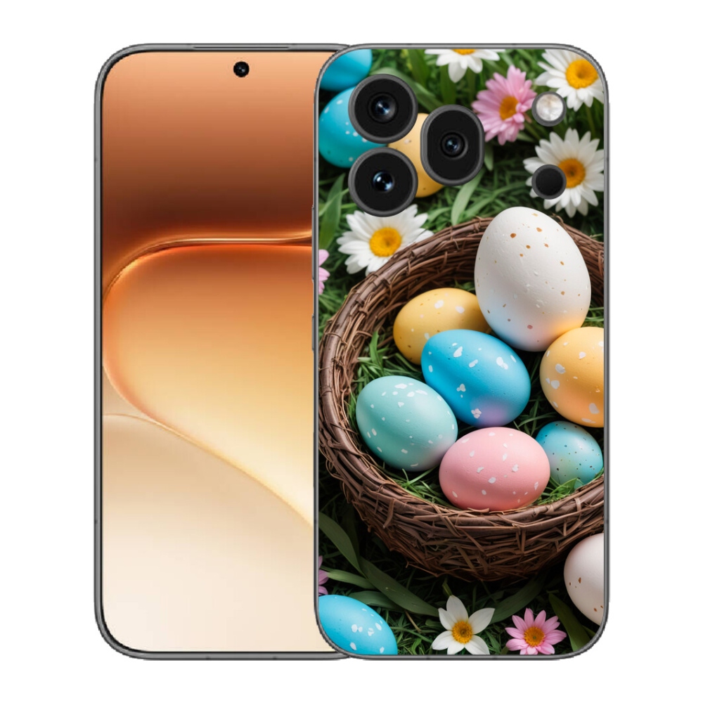 Gelový kryt mmCase na Honor 600 Pro - velikonoční vajíčka 2
