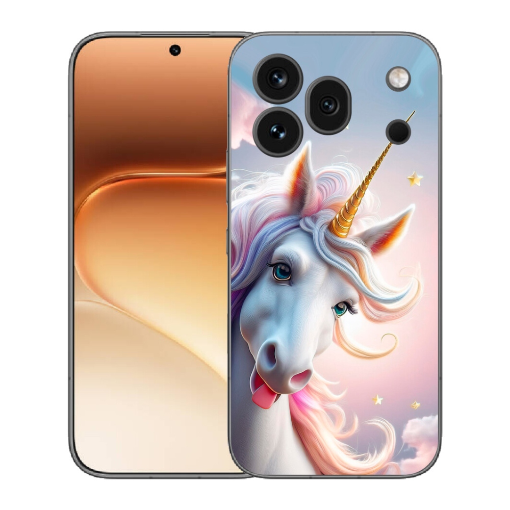 Gelový kryt mmCase na Honor 600 Pro - veselý jednorožec