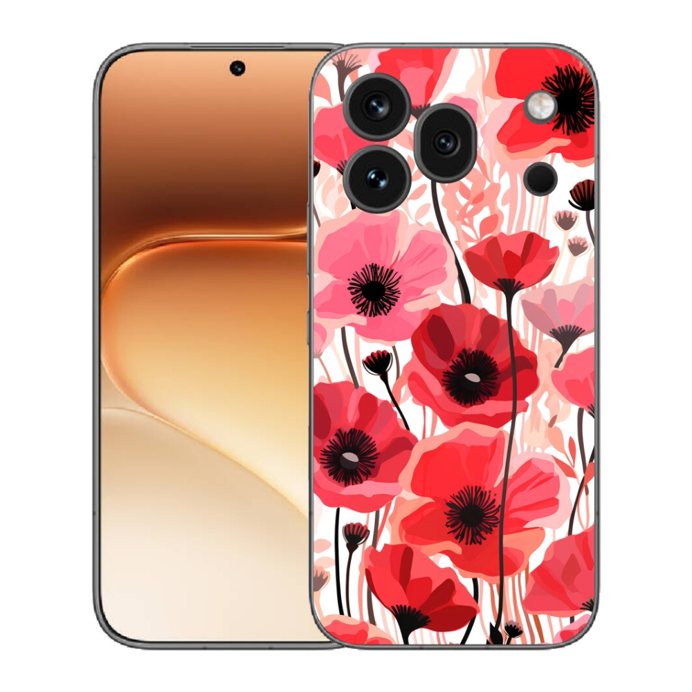Gelový kryt mmCase na Honor 600 Pro - vlčí mák 1