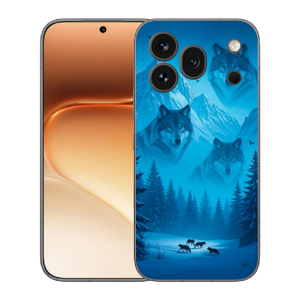 Gelový kryt mmCase na Honor 600 Pro - vlčí smečka