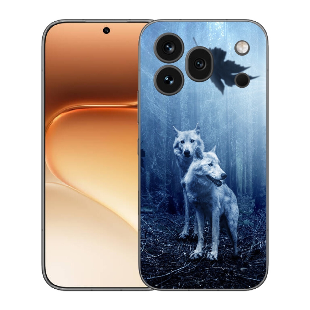 Gelový kryt mmCase na Honor 600 Pro - vlci v lese