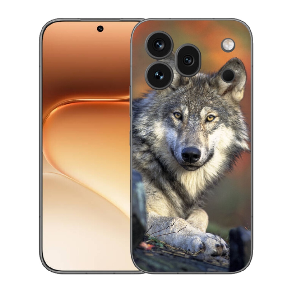 Gelový kryt mmCase na Honor 600 Pro - vlk