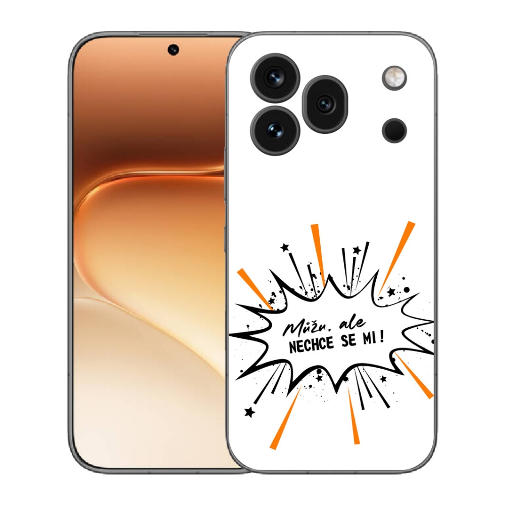 Gelový kryt mmCase na Honor 600 Pro - vtipný text 11 bílé pozadí