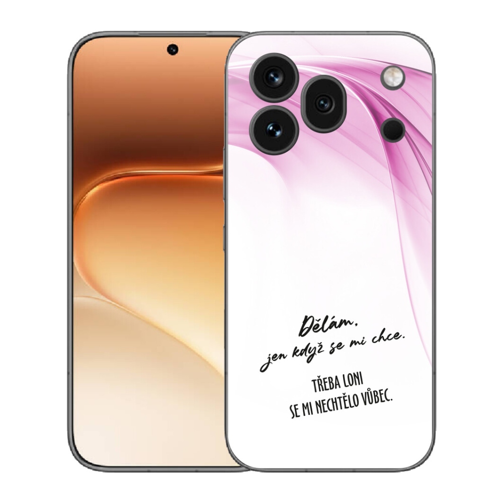 Gelový kryt mmCase na Honor 600 Pro - vtipný text 12 bílé pozadí