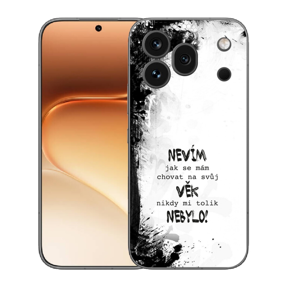 Gelový kryt mmCase na Honor 600 Pro - vtipný text 14 bílé pozadí