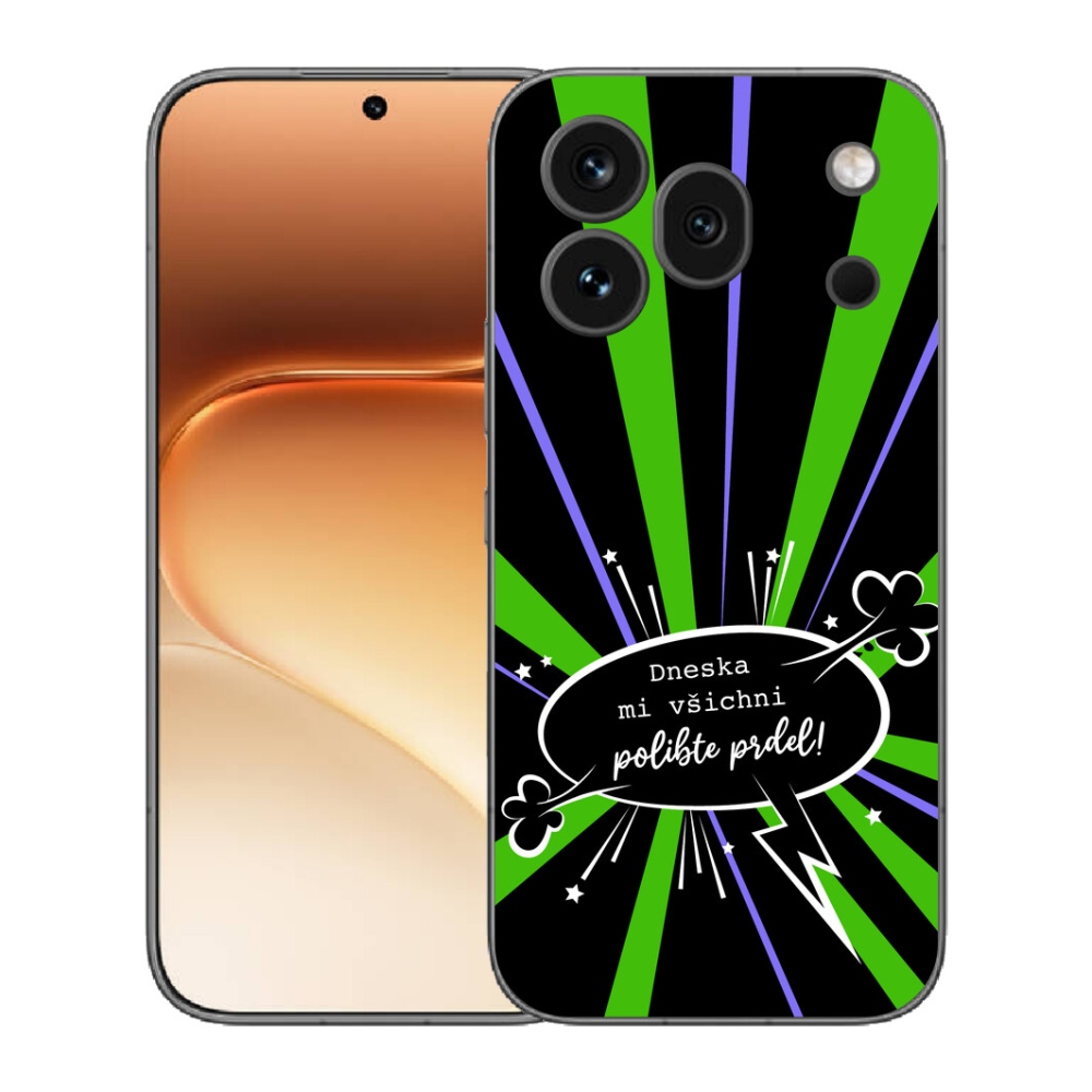 Gelový kryt mmCase na Honor 600 Pro - vtipný text 15 černé pozadí