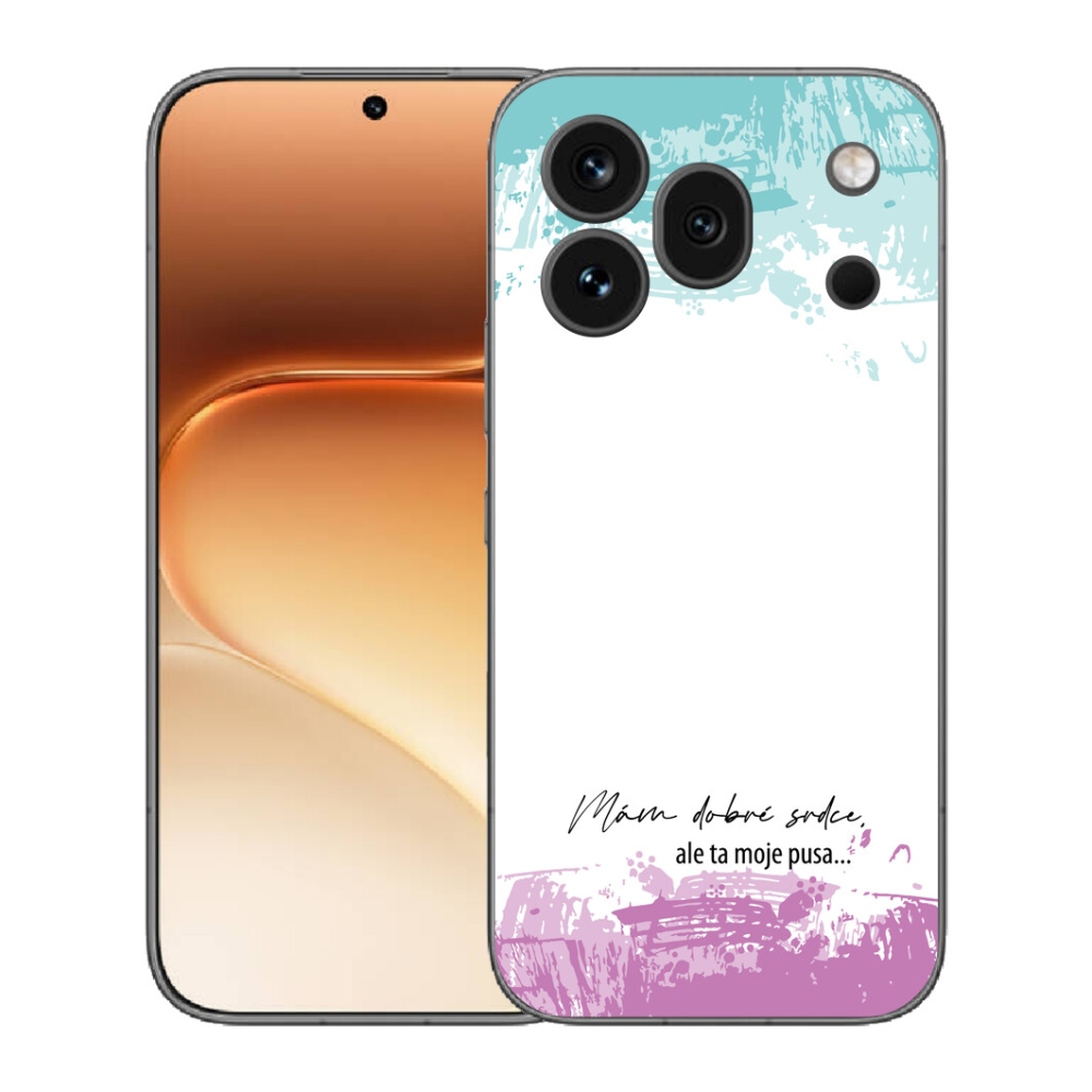 Gelový kryt mmCase na Honor 600 Pro - vtipný text 3 bílé pozadí