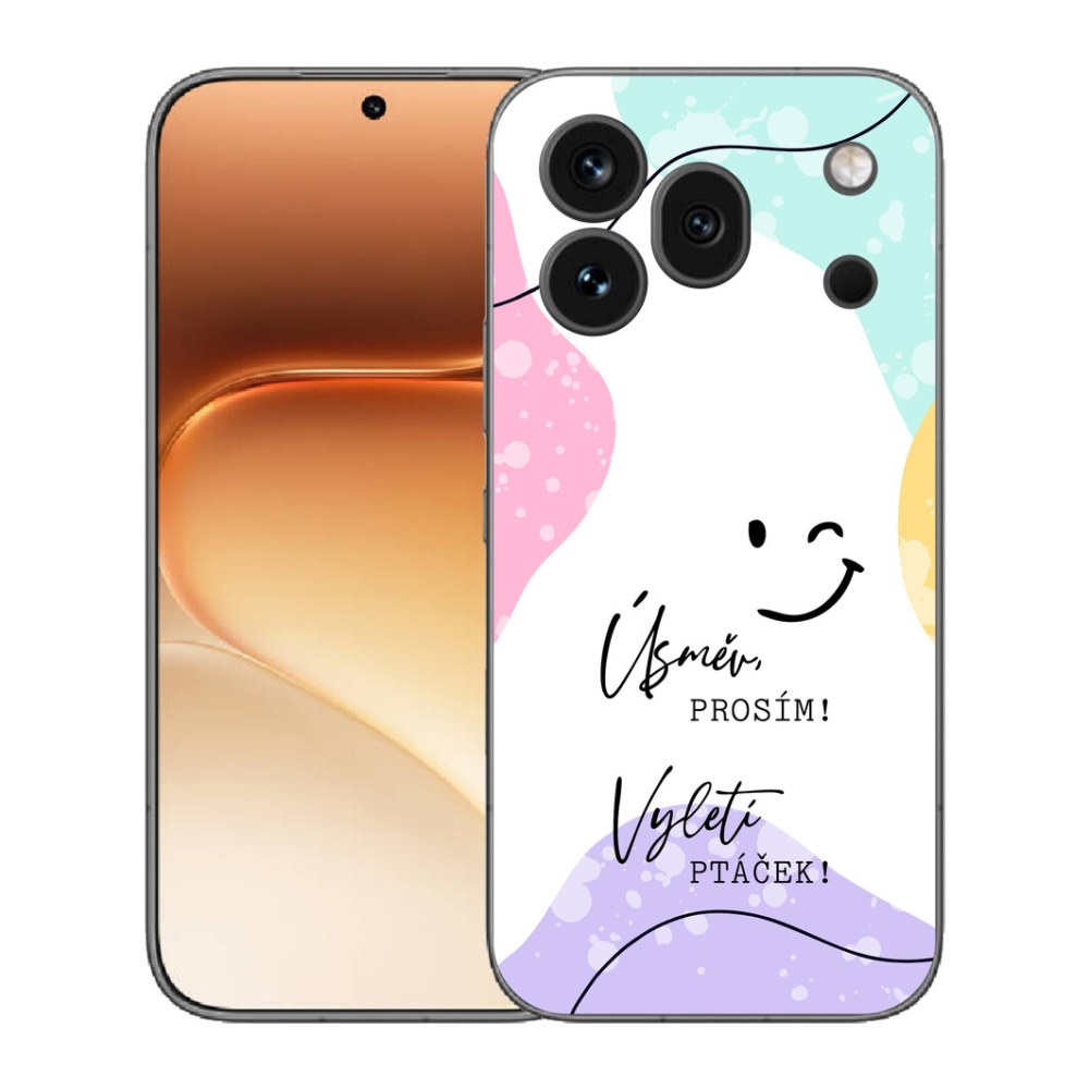Gelový kryt mmCase na Honor 600 Pro - vtipný text 4 bílé pozadí