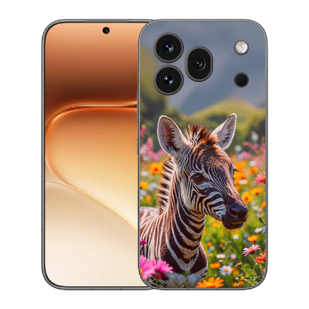 Gelový kryt mmCase na Honor 600 Pro - zebra na louce